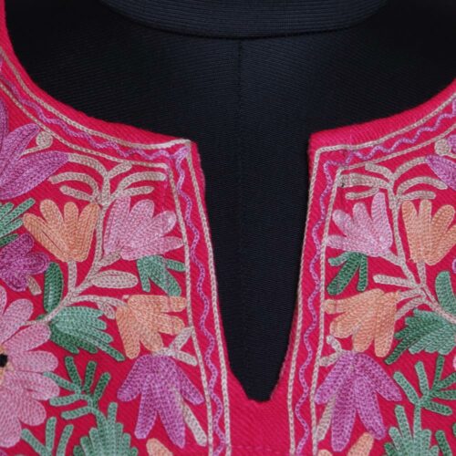 pheran cashmilon kashmiri winter wool long warm woman gyawun online 19