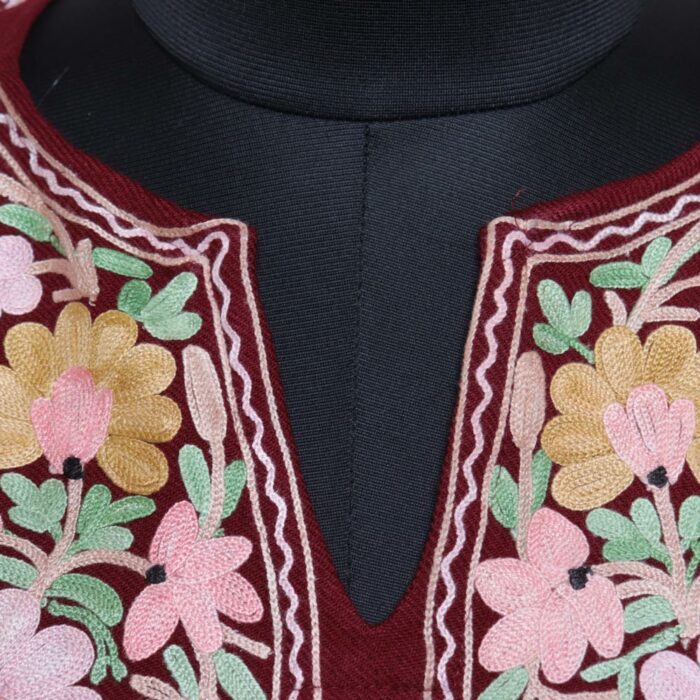 pheran cashmilon kashmiri winter wool long warm woman gyawun online 23