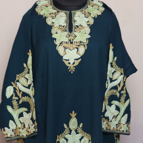 teal blue aari pheran 2