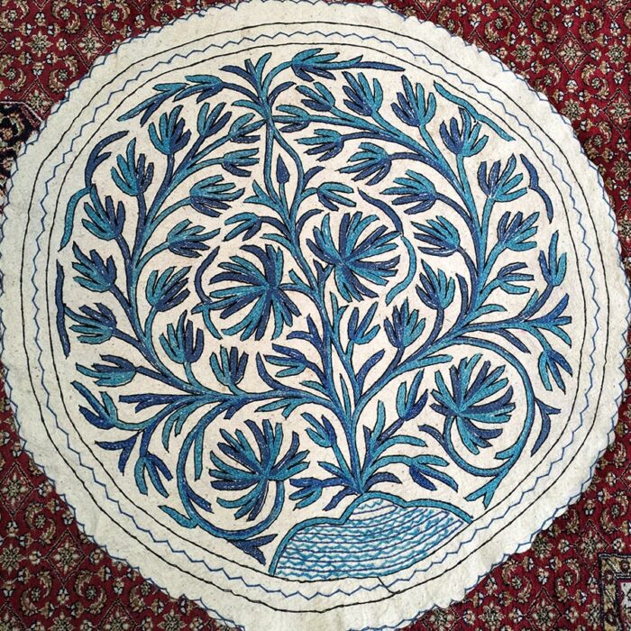 white blue namda rug 1