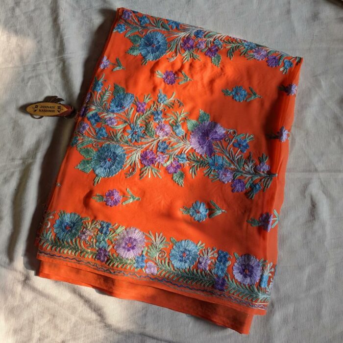 Kashmiri Saree ari embroidery20231124 23