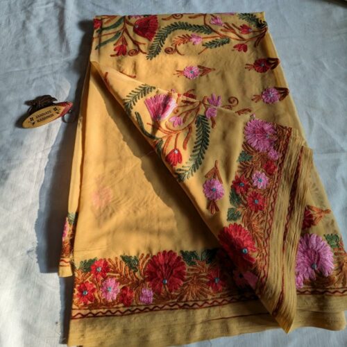 Kashmiri Saree ari embroidery20231124 33