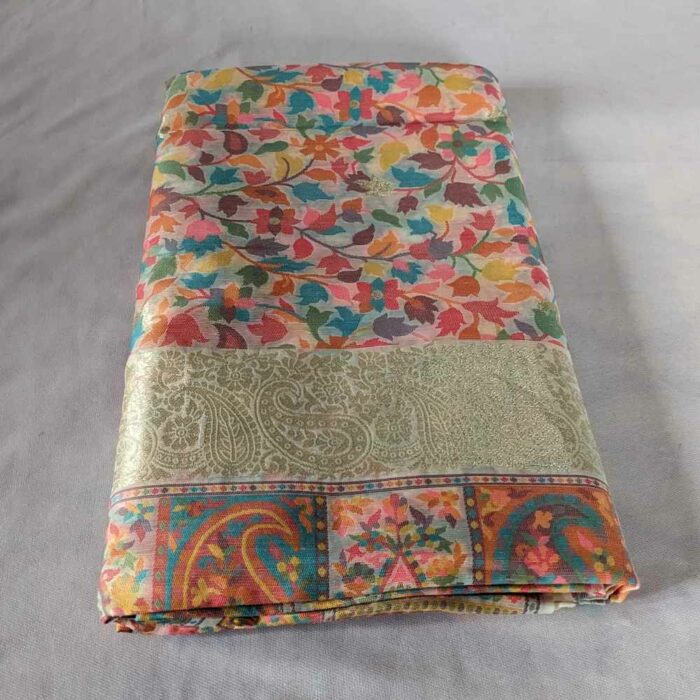 EXP - Kanmani cassata Linen Saree