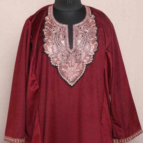 Velvet Phiran Co ord Set with Tilla 13