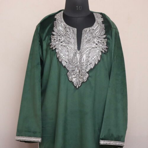 Velvet Phiran Co ord Set with Tilla 5