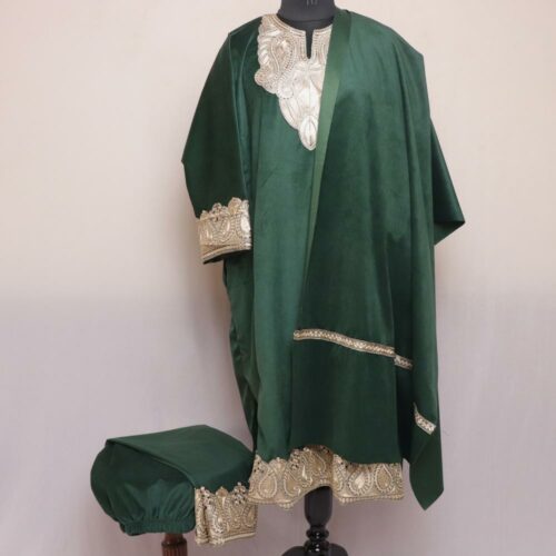 Velvet Phiran Co ord Set with Tilla 6