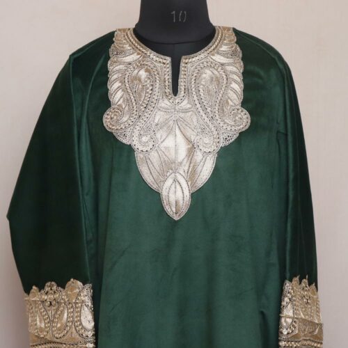 Velvet Phiran Co ord Set with Tilla 7