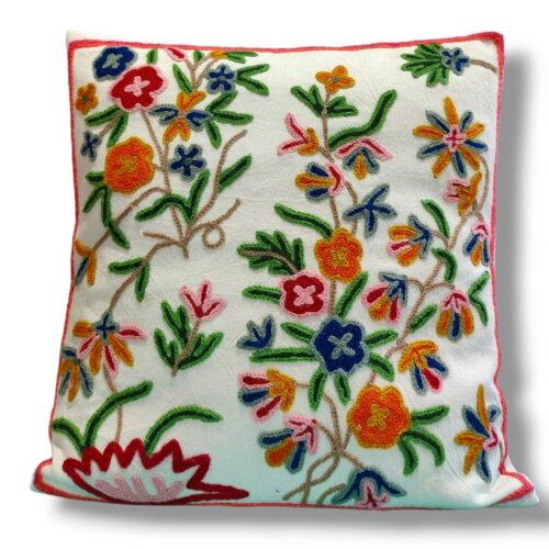 kashmiri crewel cushion covers handmade 14