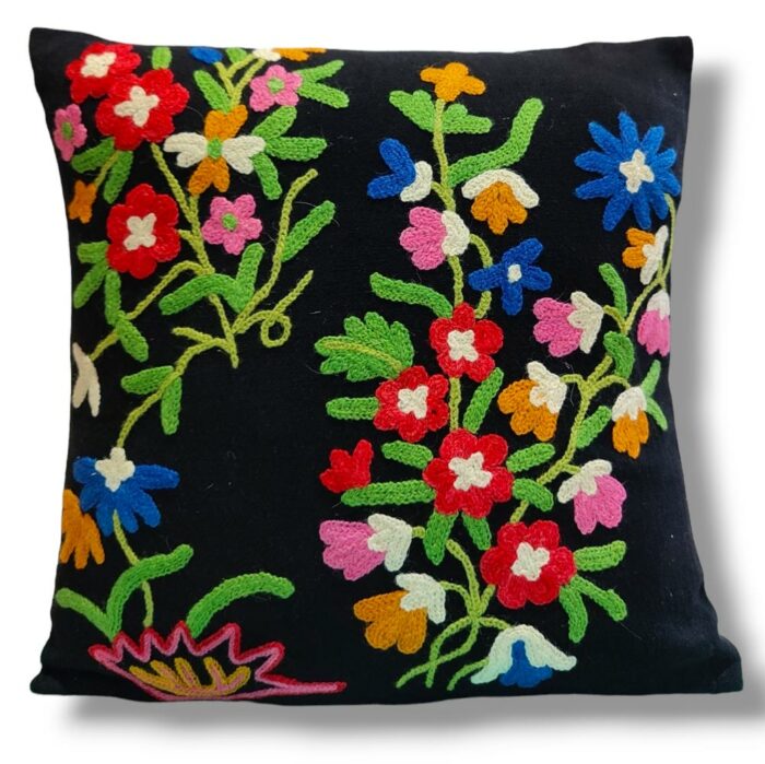 kashmiri crewel cushion covers handmade 21