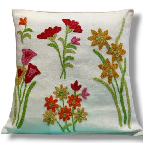 kashmiri crewel cushion covers handmade 24