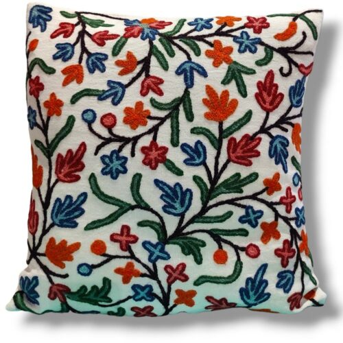 kashmiri crewel cushion covers handmade 27