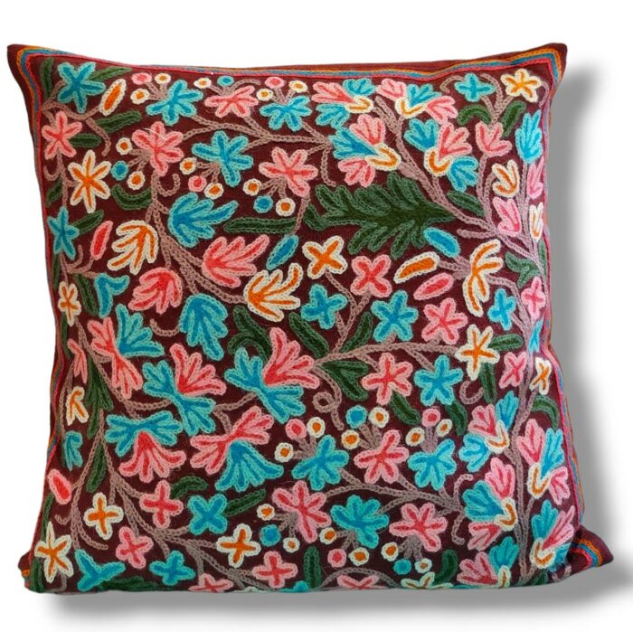 kashmiri crewel cushion covers handmade 45