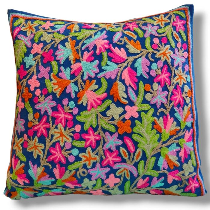 kashmiri crewel cushion covers handmade 6