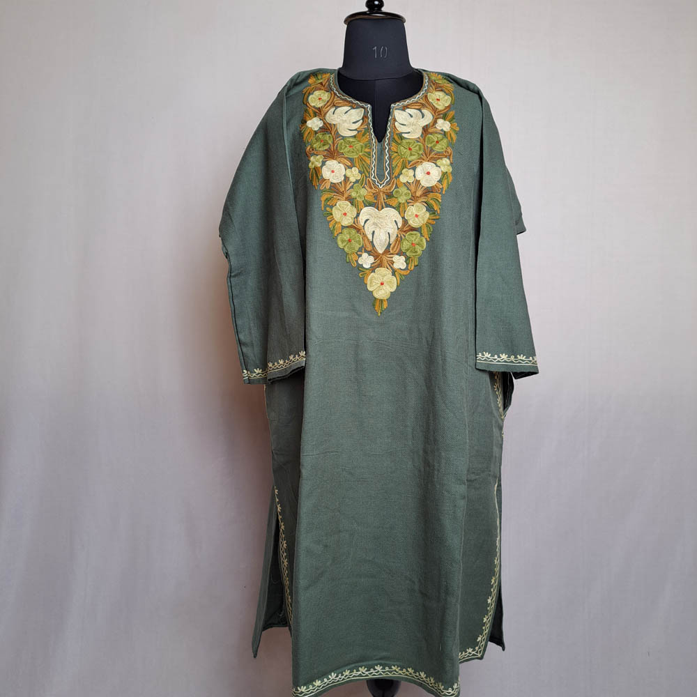 Shaheen Beige Chinari Kashmiri Pheran - Gyawun