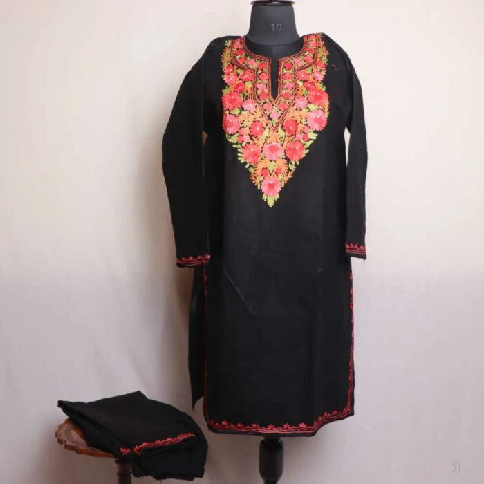 Kashmiri Co Ord Set Pink