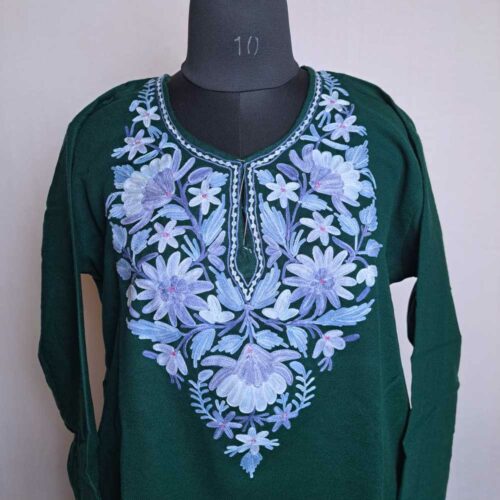 Ds By Designer Suit Cotton Kashmiri Work Non Catalog Dress Material - The  Ethnic World