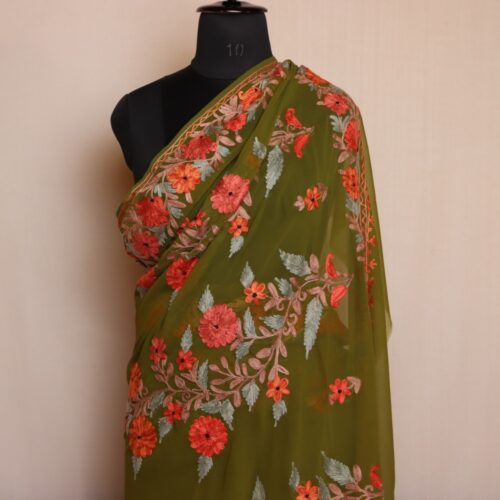 Kashmiri designer ari embroidery sarees 20240217 02