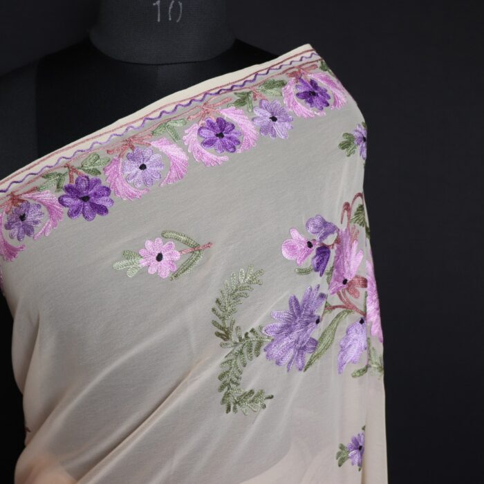 Kashmiri designer ari embroidery sarees 20240217 18