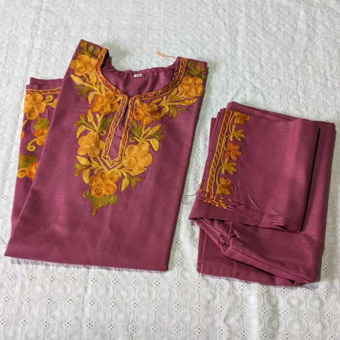 Kashmiri embroidery girls dress 20240212 43