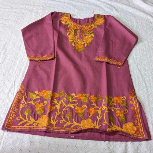 Kashmiri embroidery girls dress 20240212 44