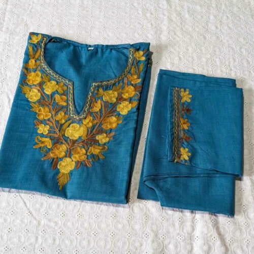 Kashmiri embroidery girls dress 20240212 48