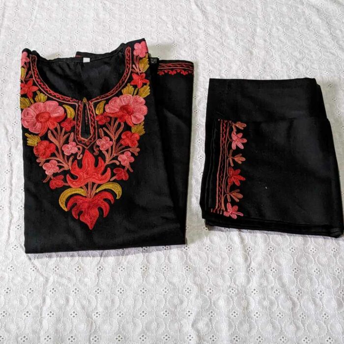 Kashmiri embroidery girls dress 20240212 69