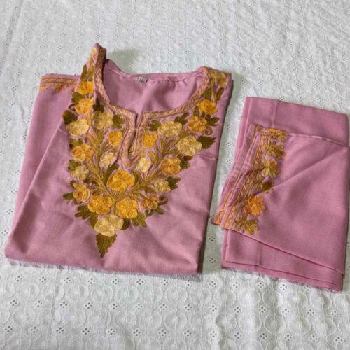 Kashmiri embroidery girls dress 20240212 72