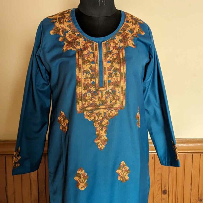 Kashmiri embroidery winter dress 20240213 09