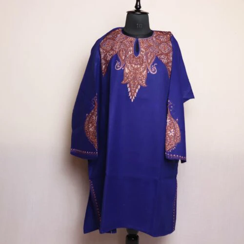 Paisley printed black kashmiri dress – Kadhuwa Online