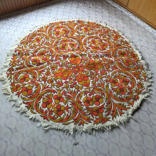 bright cheerful rug