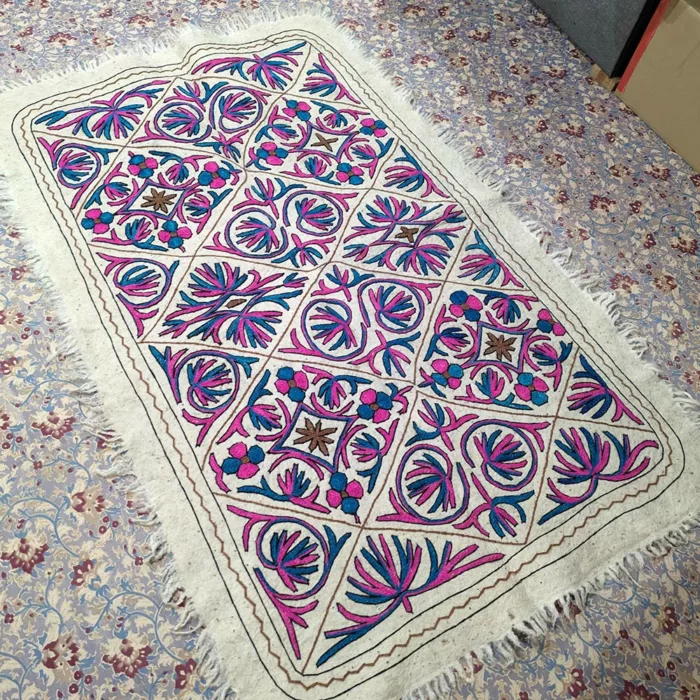 geometric design rug