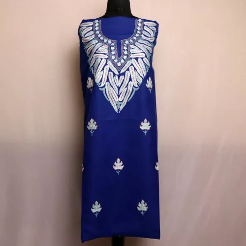 royal blue kashmiri women suit