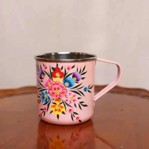 pink painted mug 2