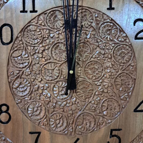 kashmiri handmade clock 3