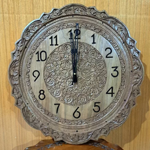 kashmiri wall clock