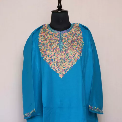 Chashma Blue Phiran Dress Of Kashmir Gyawun