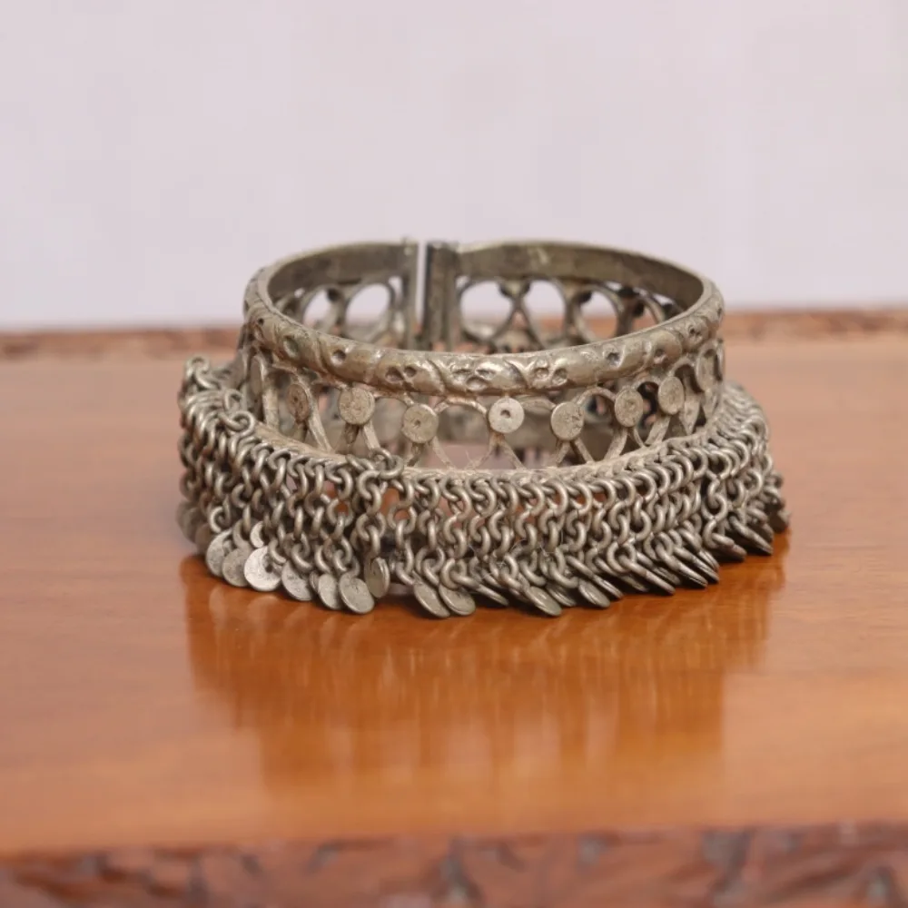 Vintage Antique Silver Bangles – Classic Elegance - Gyawun