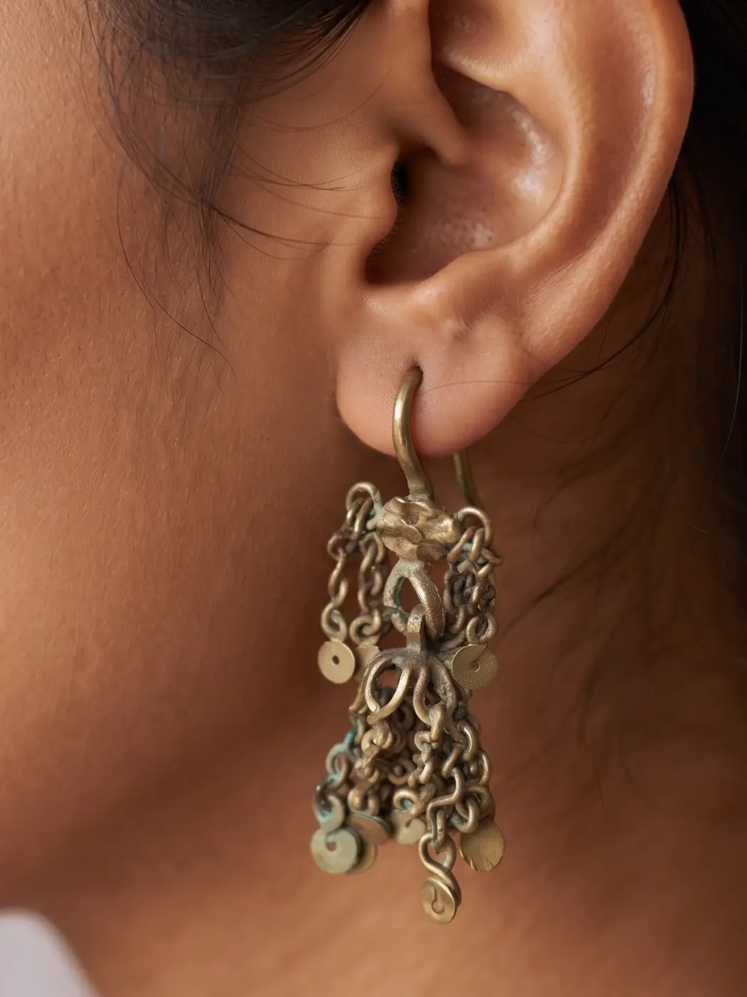 Jhumka Design Kashmiri Jhumka Silver Women's Silver Kashmiri Jhumka Earrings Traditional Pearl Drop Chand