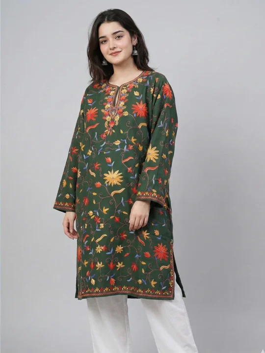kashmiri design dress Dress Material Kashmiri Winter Dress Fyra Kashmiri Kaani Vol Pashmina  Printed Salwar Kameez New Designs