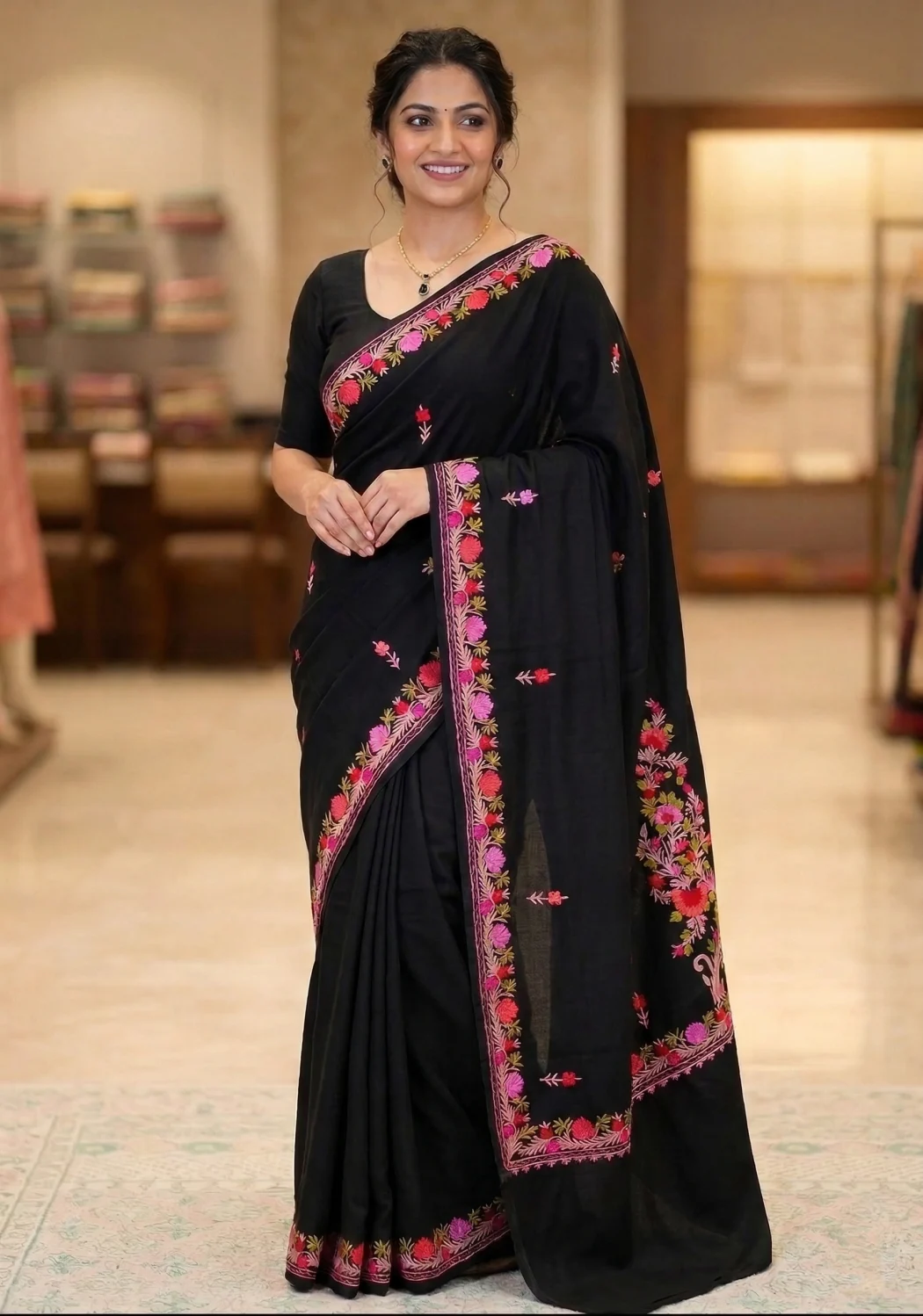 Aari Georgette Saree